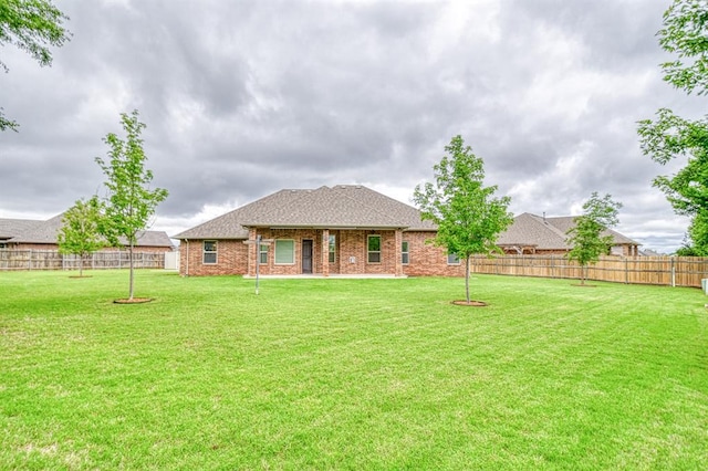 5524 SE 57th St, Oklahoma City, OK 73135 - back of property with brick siding