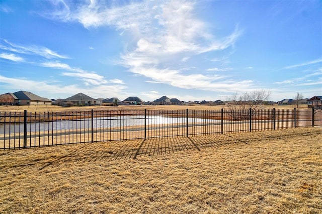 19009 Meadows Crossing Dr, Edmond, OK 73012 - view of yard featuring a water view