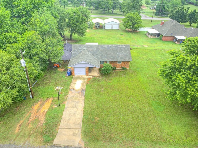 11379 Kirkwin Ln, Choctaw, OK 73020 - view from above of property