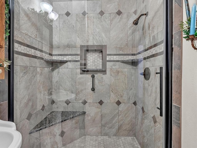 35345 Ew 1240th Rd, Seminole, OK 74868 - full bath featuring a stall shower
