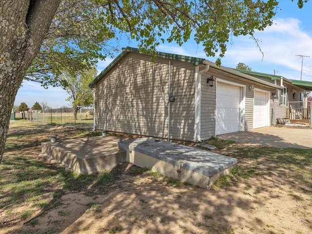 35345 Ew 1240th Rd, Seminole, OK 74868 - view of detached garage