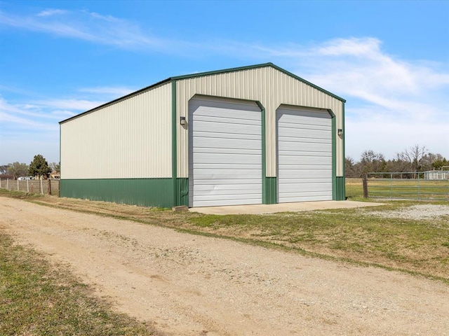 35345 Ew 1240th Rd, Seminole, OK 74868 - view of detached garage