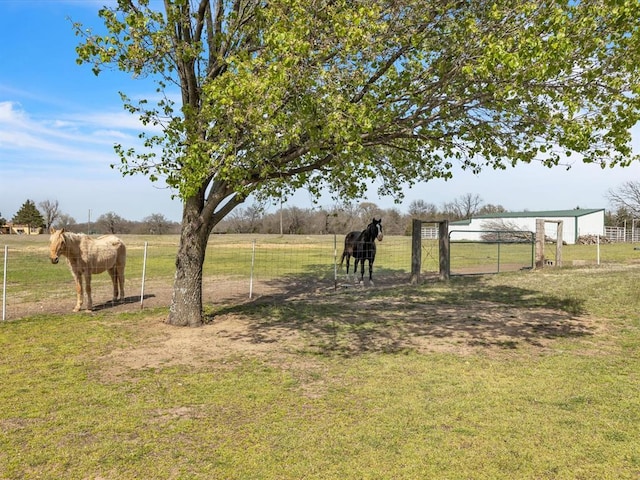 35345 Ew 1240th Rd, Seminole, OK 74868 - view of yard featuring a rural view