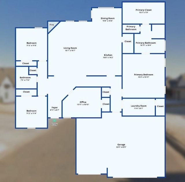 10412 SW 49th St, Mustang, OK 73064 - home floor plan