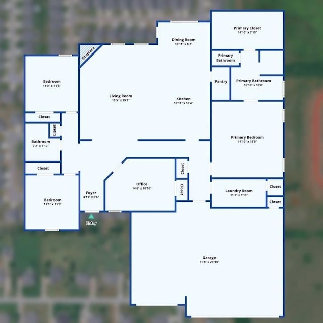 10421 SW 50th St, Mustang, OK 73064 - view of room layout