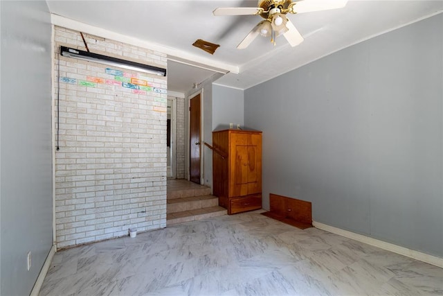 3701 NW 18th St, Oklahoma City, OK 73107 - unfurnished room featuring a ceiling fan