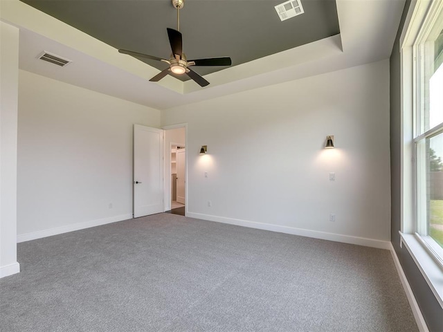 1116 Gateway Bridge Rd, Edmond, OK 73034 - carpeted spare room featuring a ceiling fan and baseboards