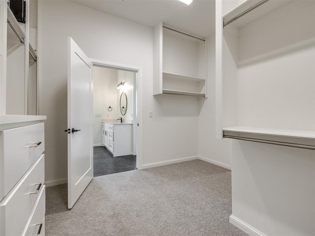 1116 Gateway Bridge Rd, Edmond, OK 73034 - spacious closet with carpet floors