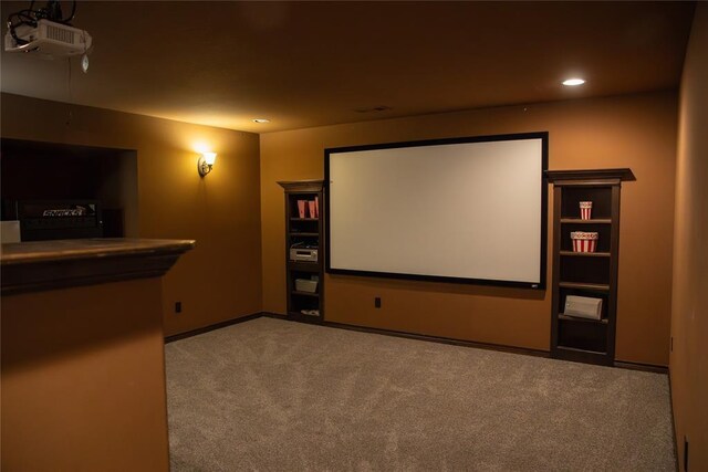 3176 E 146th Pl, Bixby, OK 74008 - carpeted home theater room featuring recessed lighting and baseboards