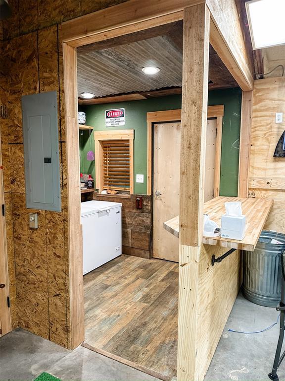 1913 Linwood St, Weatherford, OK 73096 - bathroom featuring electric panel