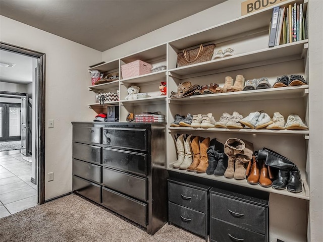 14512 Briarcliff St, Oklahoma City, OK 73170 - spacious closet with light tile patterned flooring