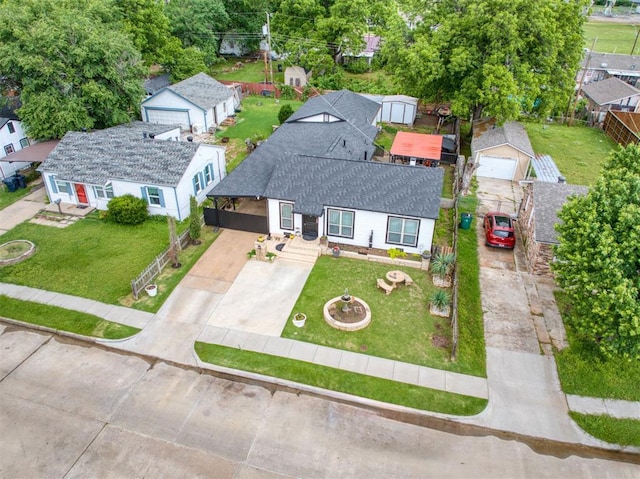 3109 SW 45th St, Oklahoma City, OK 73119 - aerial view of property and surrounding area