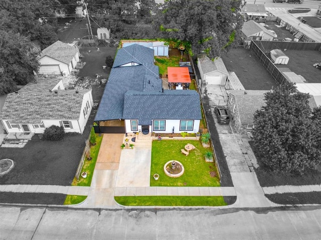 3109 SW 45th St, Oklahoma City, OK 73119 - view from above of property