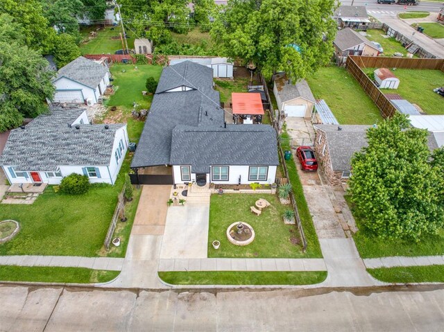 3109 SW 45th St, Oklahoma City, OK 73119 - aerial perspective of suburban area