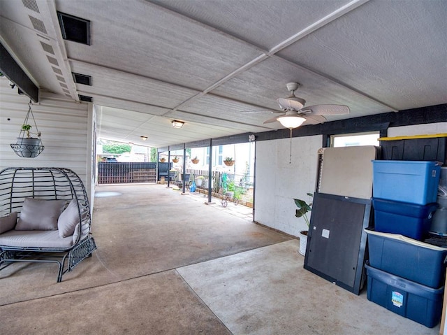 3109 SW 45th St, Oklahoma City, OK 73119 - view of patio with a ceiling fan