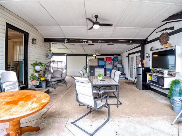 3109 SW 45th St, Oklahoma City, OK 73119 - sunroom / solarium with french doors