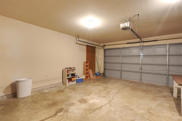 1811 N Bryan St, Shawnee, OK 74804 - garage with a garage door opener