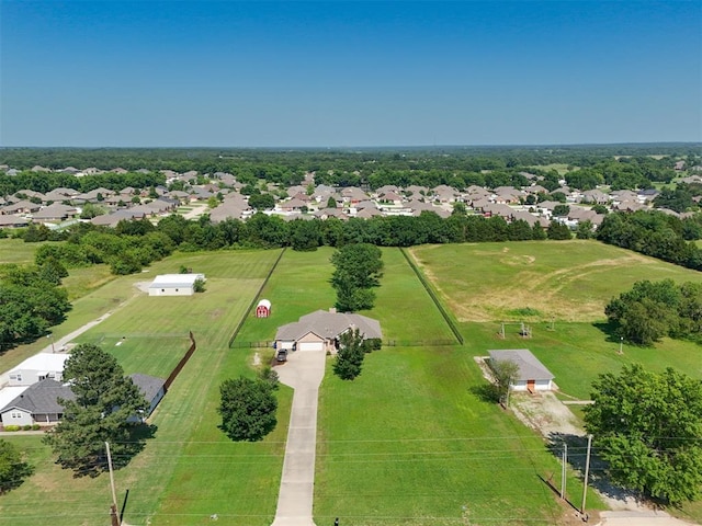 1811 N Bryan St, Shawnee, OK 74804 - aerial perspective of suburban area