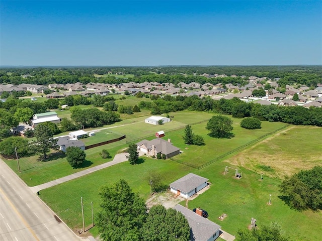 1811 N Bryan St, Shawnee, OK 74804 - aerial perspective of suburban area
