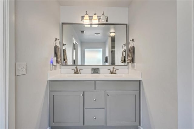 12905 NW 4th St, Yukon, OK 73099 - bathroom featuring double vanity