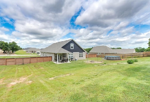 15963 Trail Head Rd, Mcloud, OK 74851 - back of property featuring a patio area
