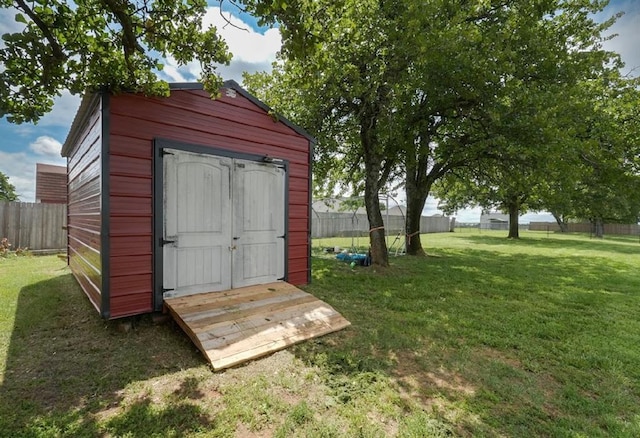 15963 Trail Head Rd, Mcloud, OK 74851 - view of shed