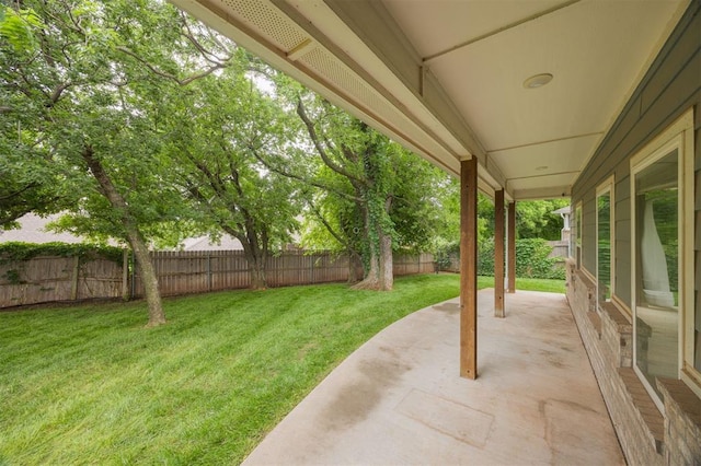 18020 Mounts Farm Rd, Edmond, OK 73012 - view of yard with a patio area