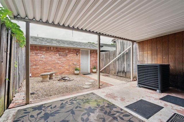 3119 W Wilshire Blvd, Oklahoma City, OK 73116 - view of patio with cooling unit