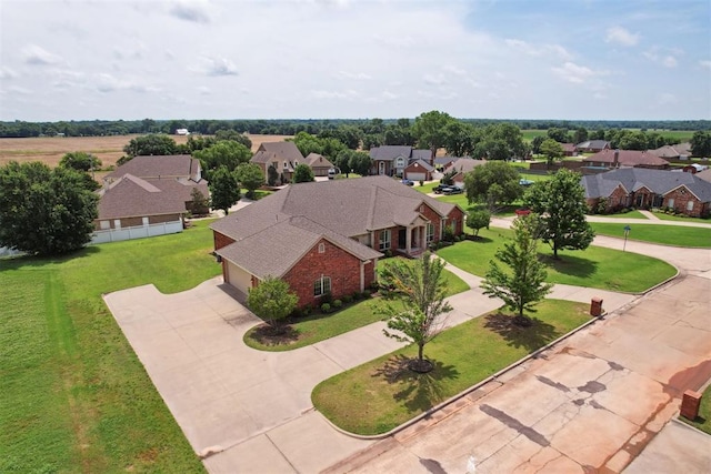 607 Pool Pl, Shawnee, OK 74801 - aerial perspective of suburban area