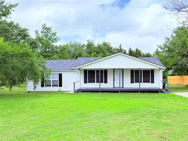 402 E 6th St, Amber, OK 73004 - view of front of home with a shingled roof and covered porch