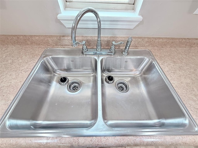 402 E 6th St, Amber, OK 73004 - kitchen view of a sink and light countertops