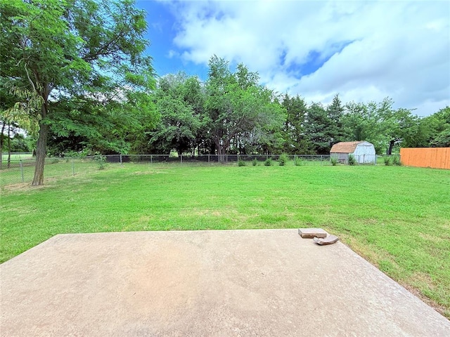 402 E 6th St, Amber, OK 73004 - view of yard featuring a patio area