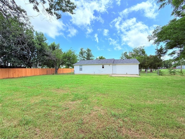402 E 6th St, Amber, OK 73004 - view of yard featuring a patio area