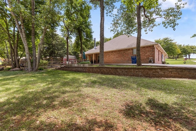 10650 Hunters Pointe, Edmond, OK 73034 - view of yard