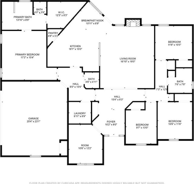 10650 Hunters Pointe, Edmond, OK 73034 - floor plan / room layout