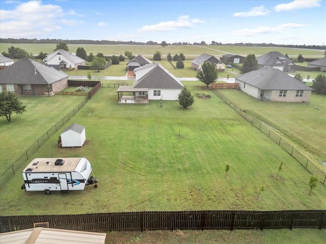 1330 Round Leaf Rd, Edmond, OK 73034 - aerial view of sparsely populated area with nearby suburban area