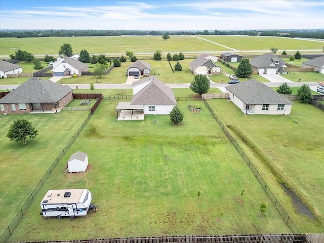 1330 Round Leaf Rd, Edmond, OK 73034 - aerial view of sparsely populated area with nearby suburban area