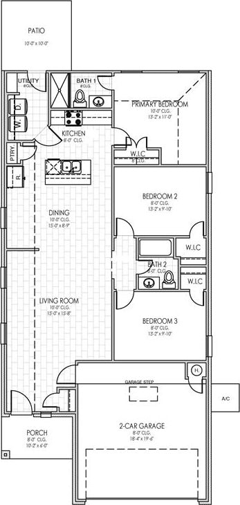 3008 NW 196th Pl, Edmond, OK 73012 - property floor plan