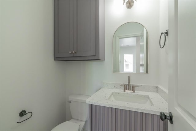 9217 SW 43rd St, Oklahoma City, OK 73179 - half bath featuring toilet and vanity