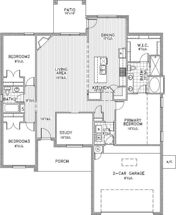 1209 SW 141st St, Oklahoma City, OK 73170 - room layout