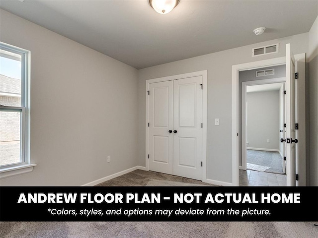 8600 NW 75th St, Oklahoma City, OK 73132 - unfurnished bedroom featuring a closet, baseboards, and carpet floors