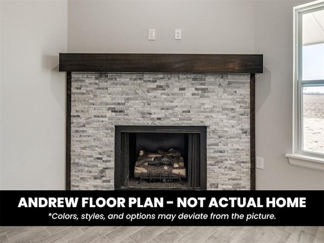 8600 NW 75th St, Oklahoma City, OK 73132 - detailed view of a fireplace