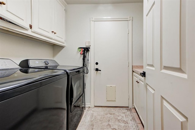 608 Shadow View Ct, Norman, OK 73072 - laundry room with washing machine and clothes dryer and cabinet space