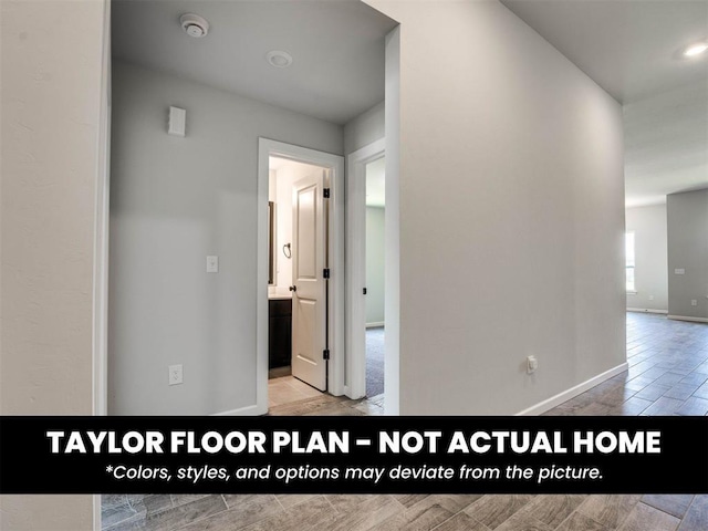 8509 NW 76th St, Oklahoma City, OK 73132 - corridor featuring baseboards