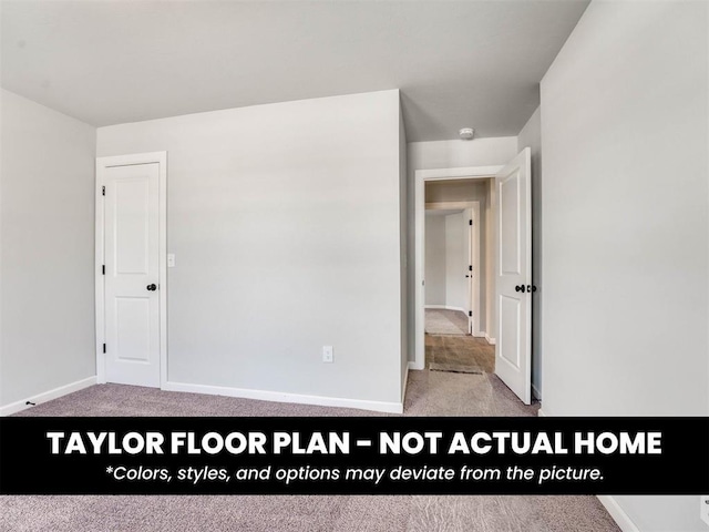 8509 NW 76th St, Oklahoma City, OK 73132 - spare room featuring carpet and baseboards