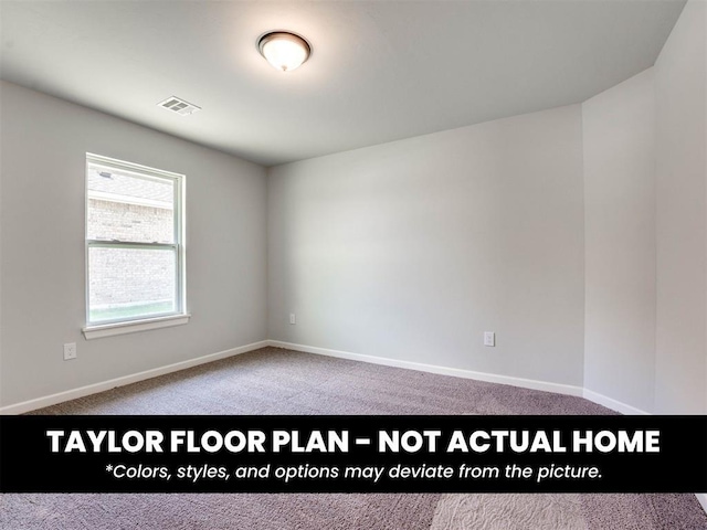 8509 NW 76th St, Oklahoma City, OK 73132 - carpeted spare room featuring baseboards