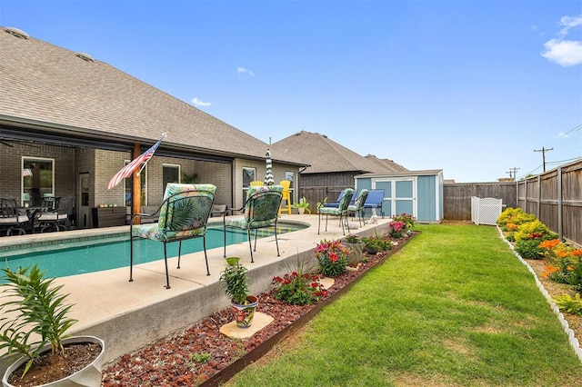 4813 Hambletonian Ln, Mustang, OK 73064 - view of swimming pool with a patio