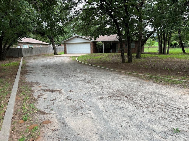 3014 S Mission St, Anadarko, OK 73005 - view of ranch-style home