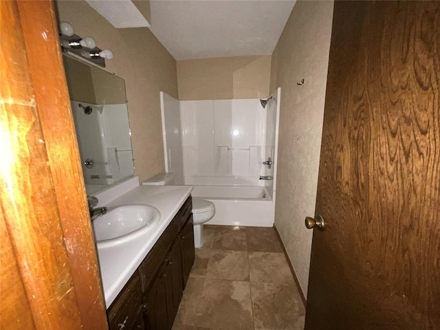 3014 S Mission St, Anadarko, OK 73005 - full bathroom with vanity and tub / shower combination