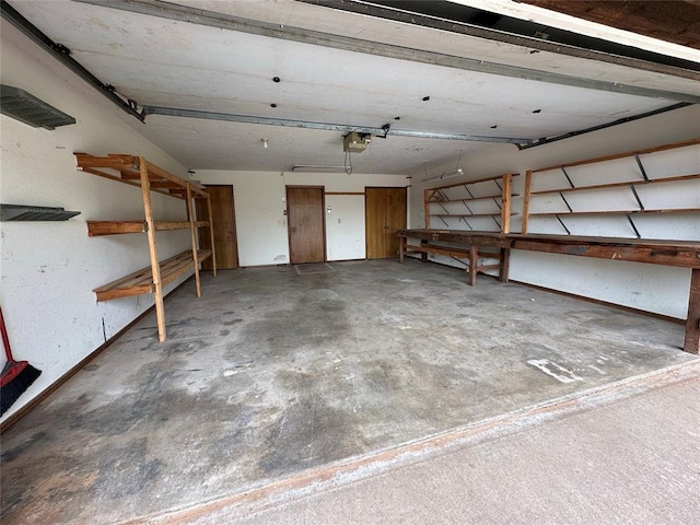 2308 Lynn Ln, Weatherford, OK 73096 - garage featuring a garage door opener